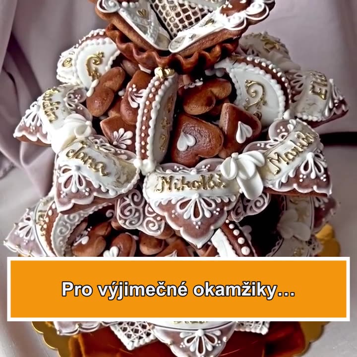Zlaté mramorování – ukázka z Perníkové akademie